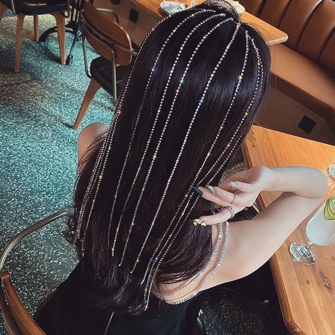 ریسه مو نگین دار