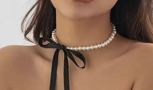 گردنبند مروارید سنگی