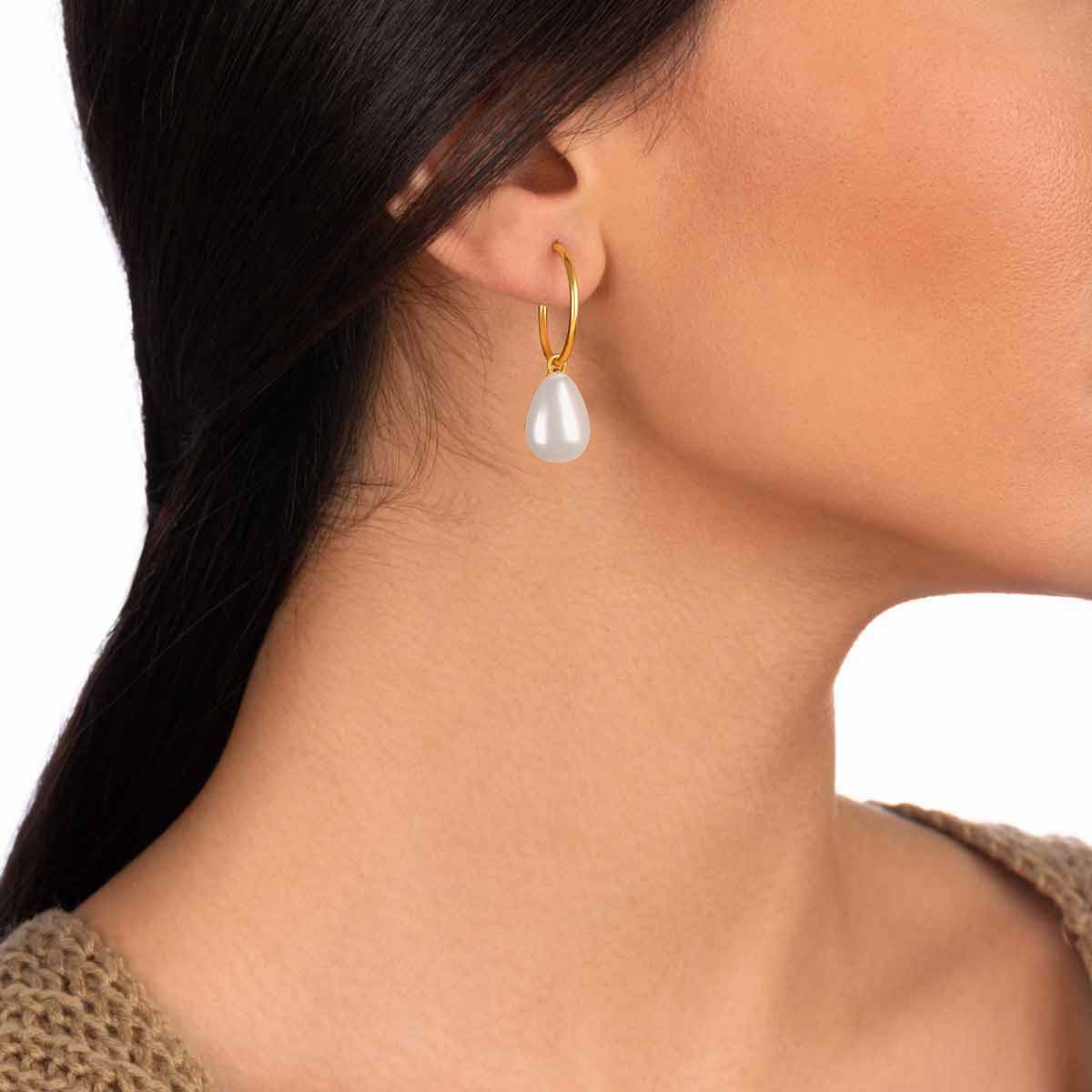 گوشواره مروارید سنگی